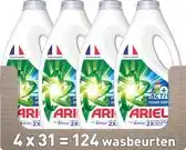 Bol.com 4x Ariel Vloeibaar Wasmiddel +Actieve Odor Defense 31 Wasbeurten 1395 ml aanbieding