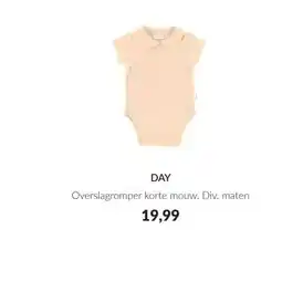 Babypark DAY Overslagromper korte mouw aanbieding