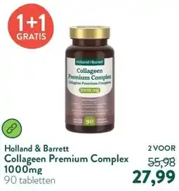 Holland & Barrett Collageen Premium Complex 1000mg aanbieding