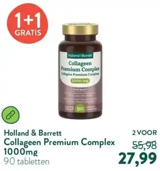 Holland & Barrett Collageen Premium Complex 1000mg aanbieding