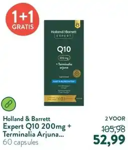 Holland & Barrett Expert Q10 200mg + Terminalia Arjuna Liposomaal aanbieding
