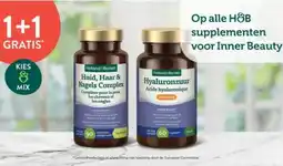 Holland & Barrett 1+1 GRATIS Op alle H&B supplementen voor Inner Beauty aanbieding