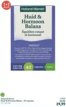 Holland & Barrett Huid & Hormoon Balans - 42 capsules aanbieding