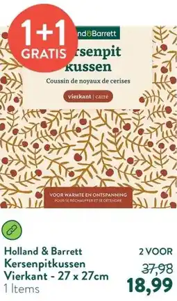 Holland & Barrett Kersenpitkussen Vierkant - 27 x 27cm aanbieding