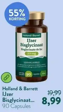 Holland & Barrett IJzer Bisglycinaat 20mg aanbieding
