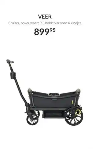 Babypark Cruiser, opvouwbare XL bolderkar voor 4 kindjes aanbieding