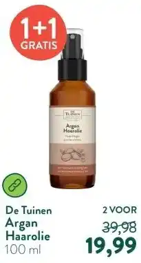 Holland & Barrett Argan Haarolie aanbieding