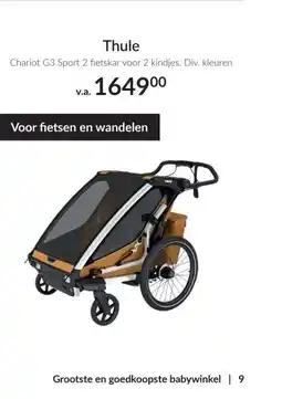 Babypark Thule aanbieding