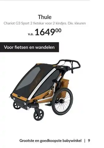 Babypark Thule aanbieding