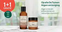 Holland & Barrett 1+1 GRATIS Op alle De Tuinen Argan verzorging aanbieding