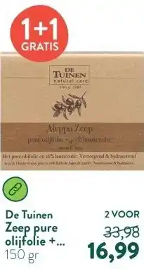 Holland & Barrett Zeep pure olijfolie + 40% laurierolie aanbieding