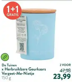 Holland & Barrett x  Herbruikbare Geurkaars Vergeet-Me-Nietje aanbieding