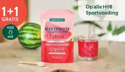Holland & Barrett 1+1 GRATIS Op alle H&B Sportvoeding aanbieding