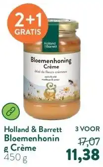 Holland & Barrett Bloemenhoning Crème aanbieding