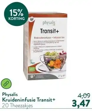 Holland & Barrett Kruideninfusie Transit+ aanbieding