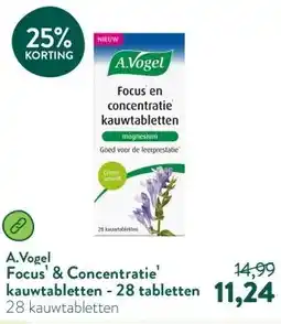 Holland & Barrett Focus¹ & Concentratie¹ kauwtabletten - 28 tabletten aanbieding
