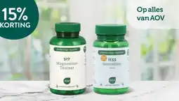 Holland & Barrett 15% KORTING Op alles van AOV aanbieding