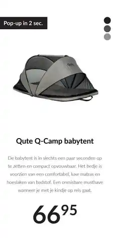 Babypark Qute Q Camp babytent aanbieding