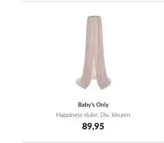 Babypark Baby's Only Happiness sluier aanbieding