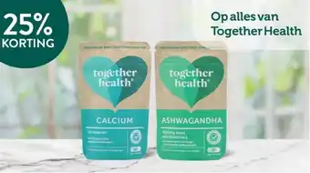 Holland & Barrett 25% KORTING Op alles van Together Health aanbieding