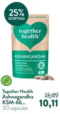 Holland & Barrett Ashwagandha KSM-66  Wortelextract 500mg aanbieding