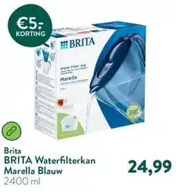 Holland & Barrett BRITA Waterfilterkan Marella Blauw aanbieding