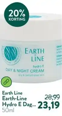 Holland & Barrett Earth·Line Hydro E Dag & Nachtcrème aanbieding