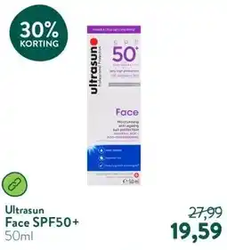 Holland & Barrett Face SPF50+ aanbieding