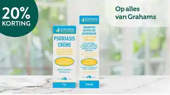 Holland & Barrett 20% KORTING Op alles van Grahams aanbieding