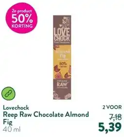 Holland & Barrett Reep Raw Chocolate Almond Fig aanbieding