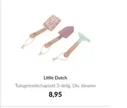 Babypark Little Dutch Tuingereedschapsset aanbieding