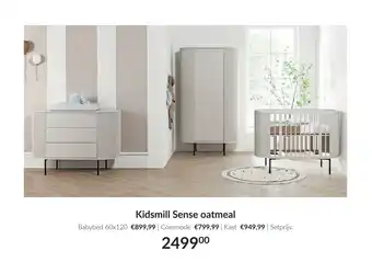 Babypark Kidsmill Sense oatmeal aanbieding