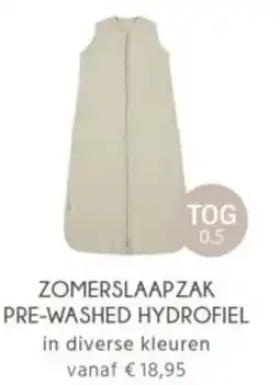 Babypark Zomerslaapzak pre-washed hydrofiel aanbieding