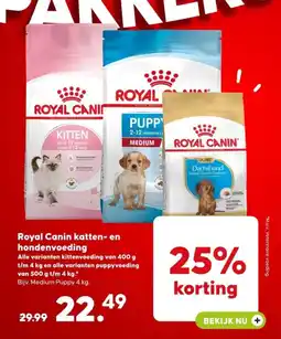 Pets Place Royal Canin katten en hondenvoeding aanbieding
