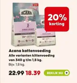 Pets Place Acana kattenvoeding aanbieding