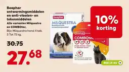 Pets Place Beaphar ontwormingsmiddelen en anti vlooien en tekenmiddelen aanbieding