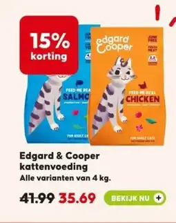 Pets Place Edgard & Cooper kattenvoeding aanbieding