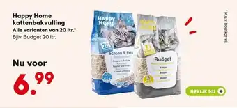 Pets Place Happy Home kattenbakvulling aanbieding