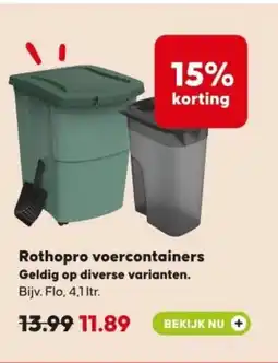 Pets Place Rothopro voercontainers aanbieding