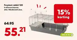 Pets Place Ferplast rabbit 120 aanbieding
