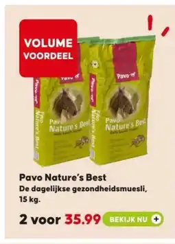 Pets Place Pavo Nature's Best aanbieding