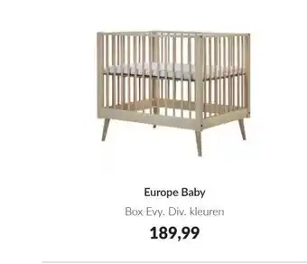 Babypark Europe Baby aanbieding