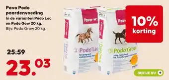 Pets Place Pavo Podo paardenvoeding aanbieding