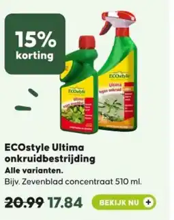 Pets Place ECOstyle Ultima onkruidbestrijding aanbieding