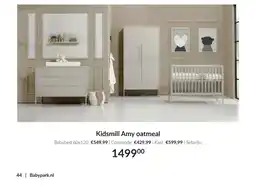 Babypark Kidsmill Amy oatmeal aanbieding