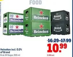 Makro Heineken incl. 0.0% of Brand aanbieding