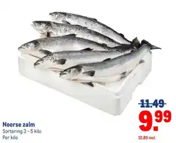 Makro Noorse zalm aanbieding