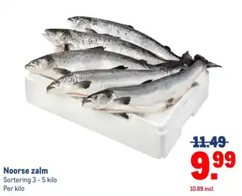 Makro Noorse zalm aanbieding
