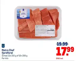 Makro Metro Chef fjordforel aanbieding