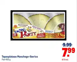Makro Tapasplateau Manchego Iberico aanbieding